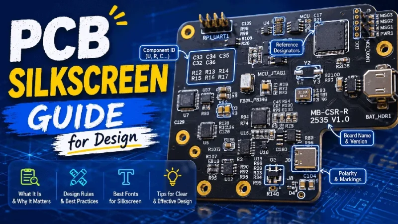 PCB Silkscreen Guide for Design and Manufacturing