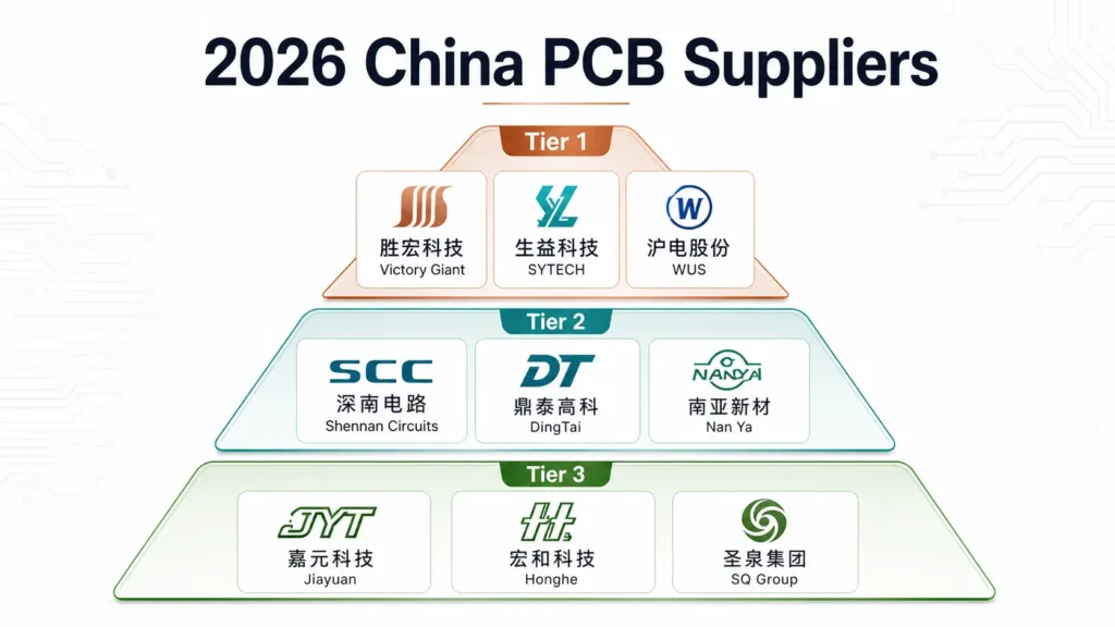 2026 China PCB Suppliers