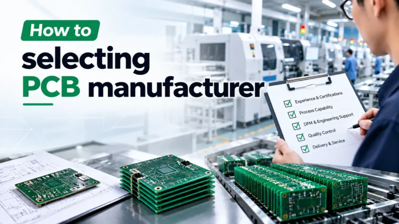 How to Select a PCB manufacturer